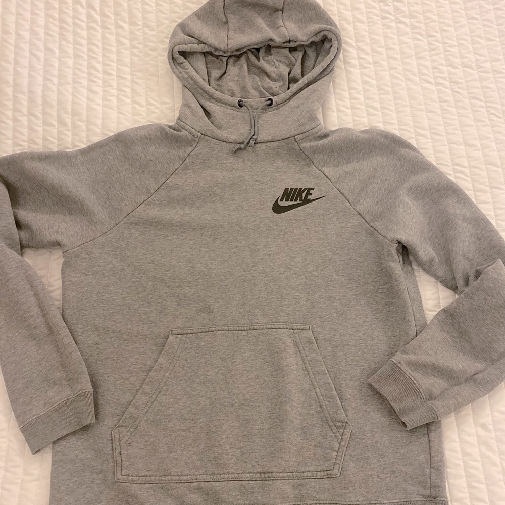 Nike Grey Turtleneck Hoodie Size Medium